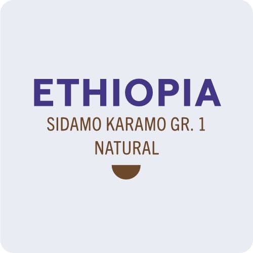 Ethiopia Sidamo Karamo Gr.1 Natural
