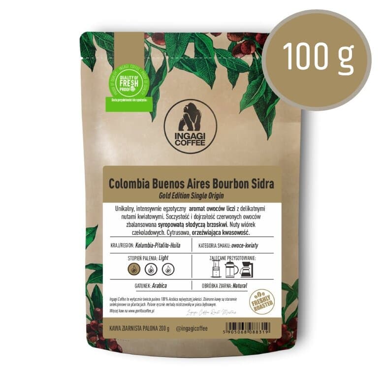 Colombia Buenos Aires Bourbon Sidra FILTR